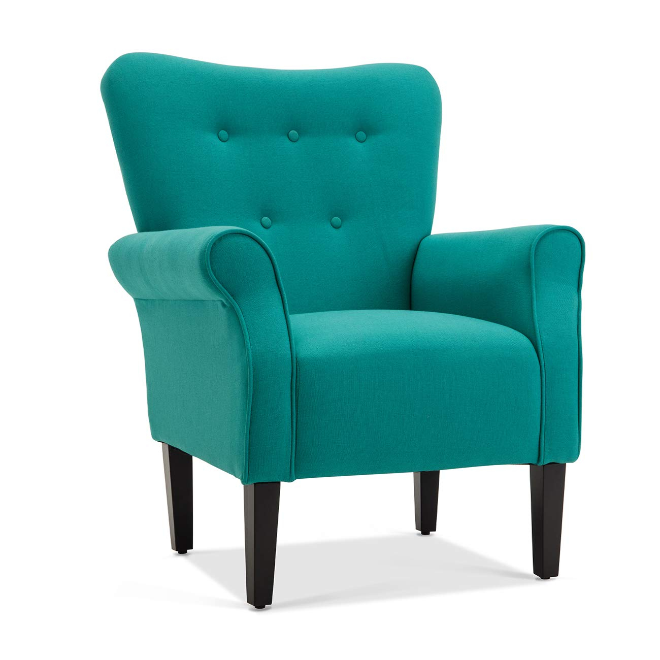 BELLEZE Accent Chair Armchair for Living Room - Allston (Mallard Teal)