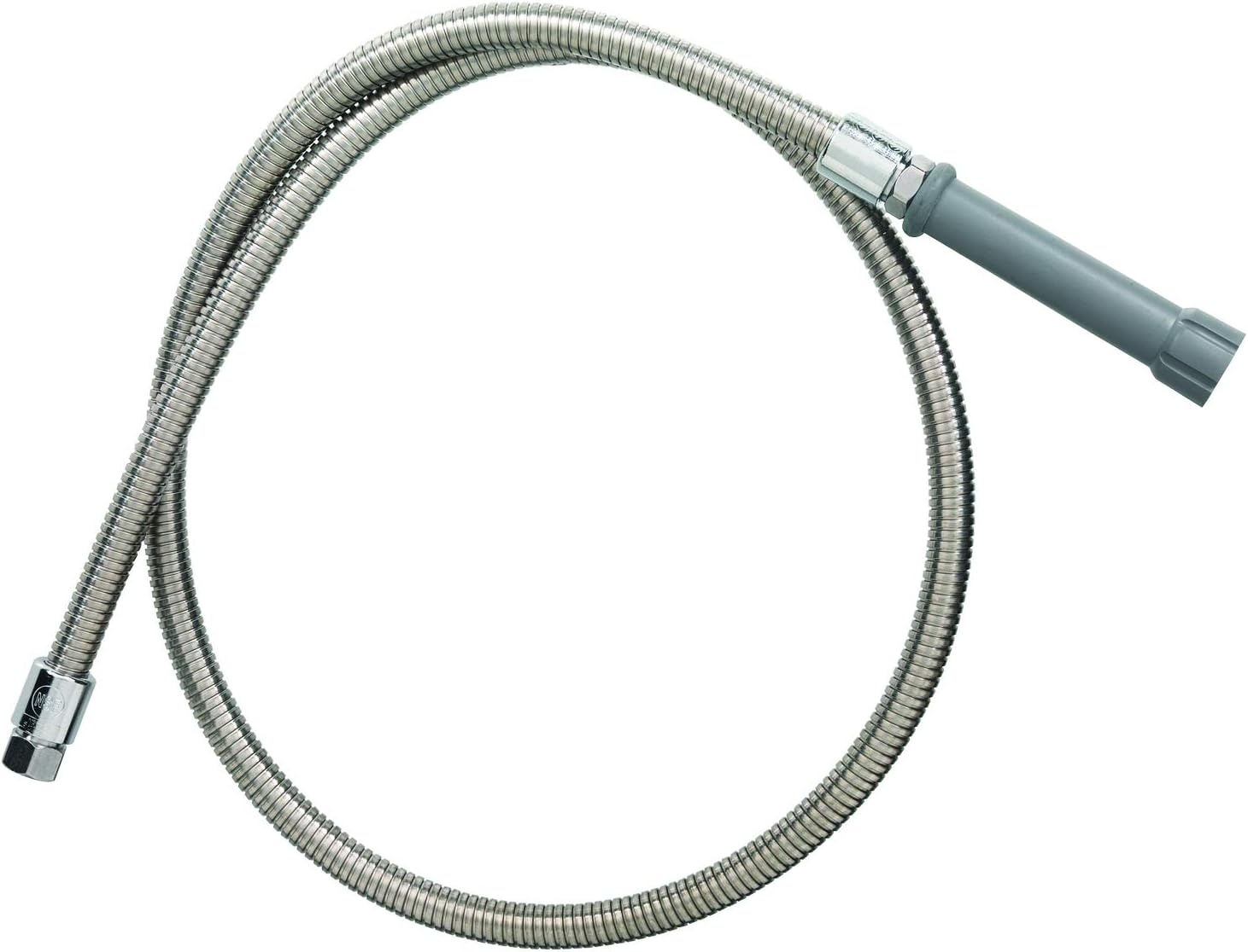 44" Flexible Stainless Steel Hose with Gray Handle