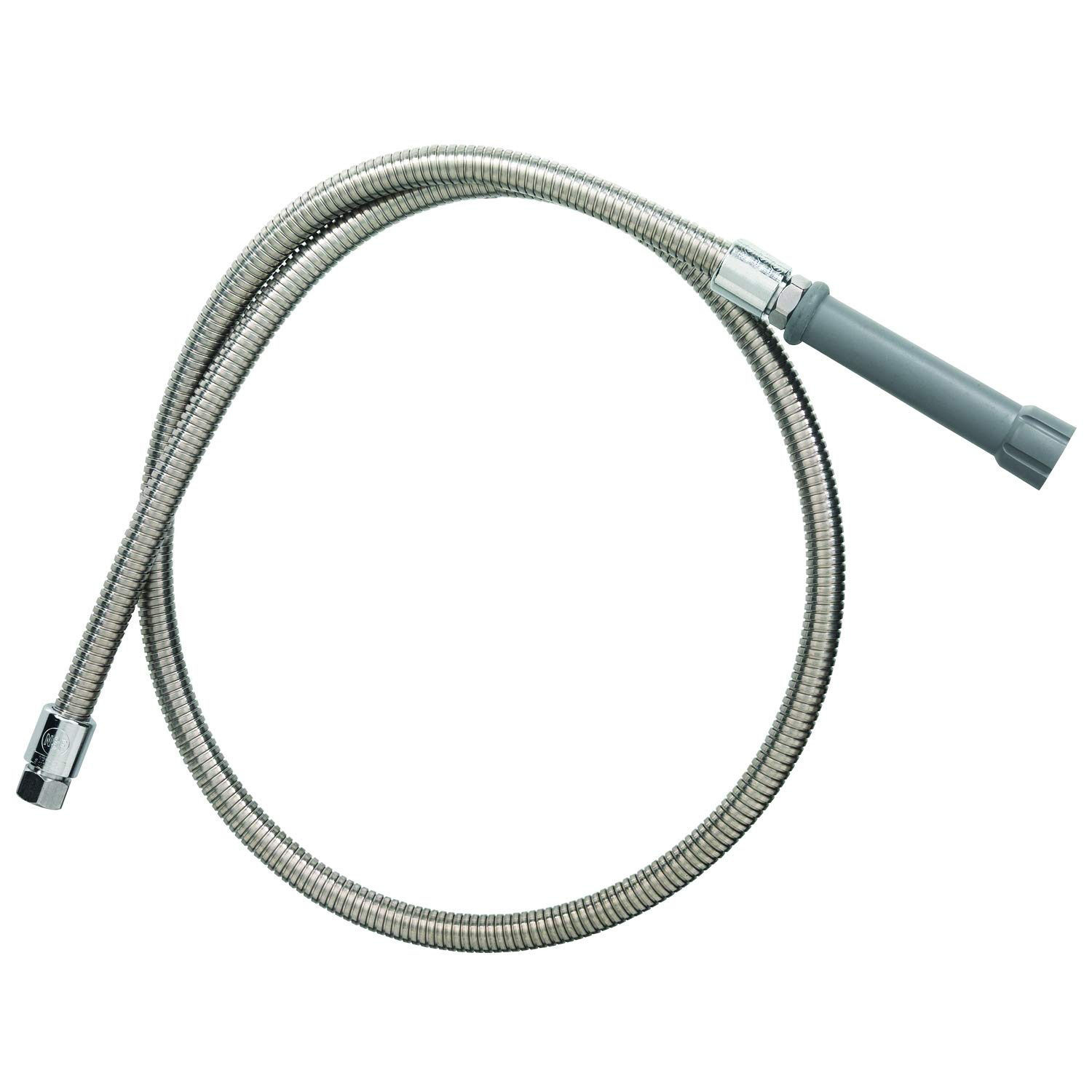 44" Flexible Stainless Steel Hose with Gray Handle
