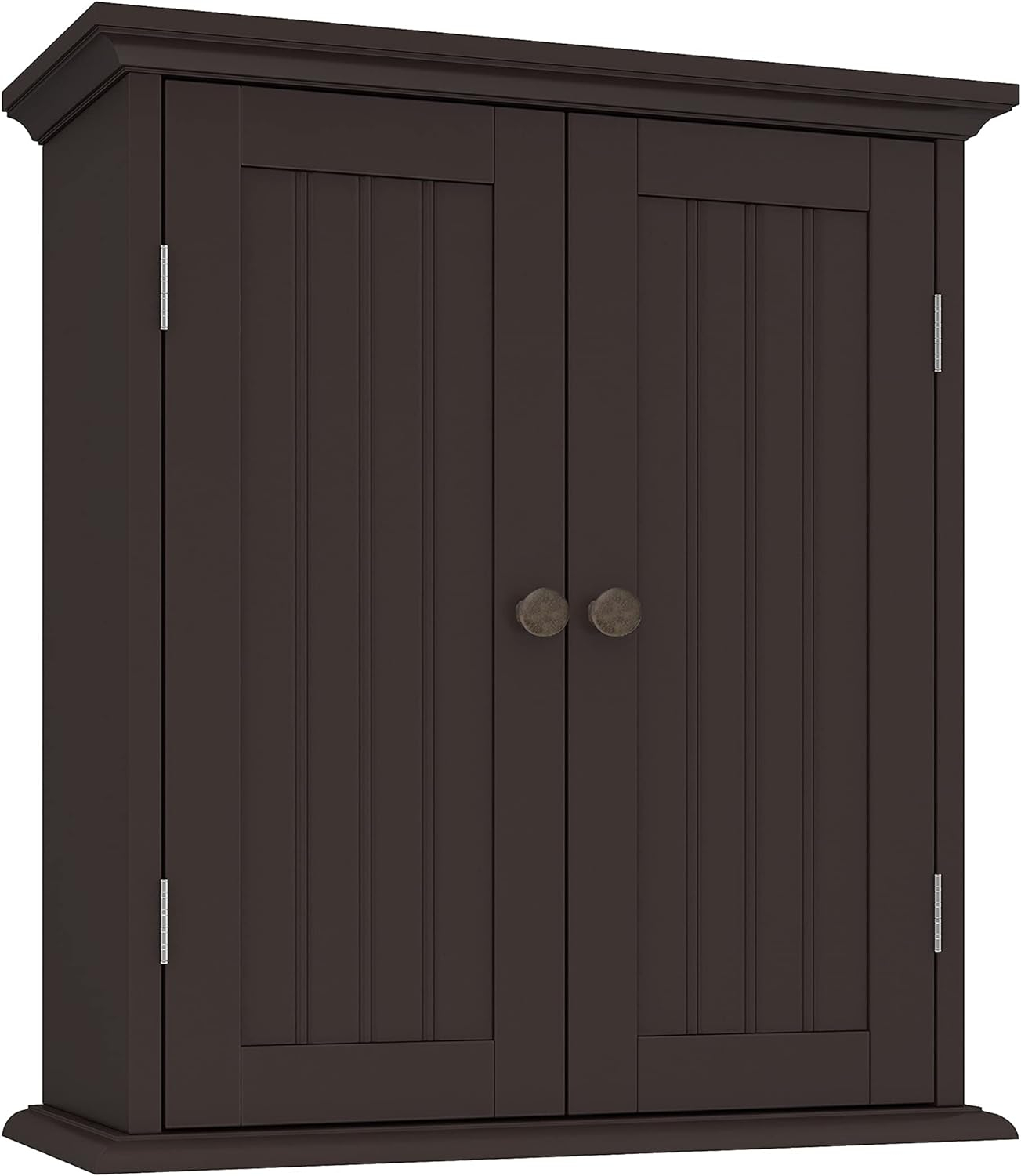 ChooChoo Bathroom Wall Cabinet, Over The Toilet Space Saver, Medicine Cabinet with 2 Doors and Adjustable Shelves