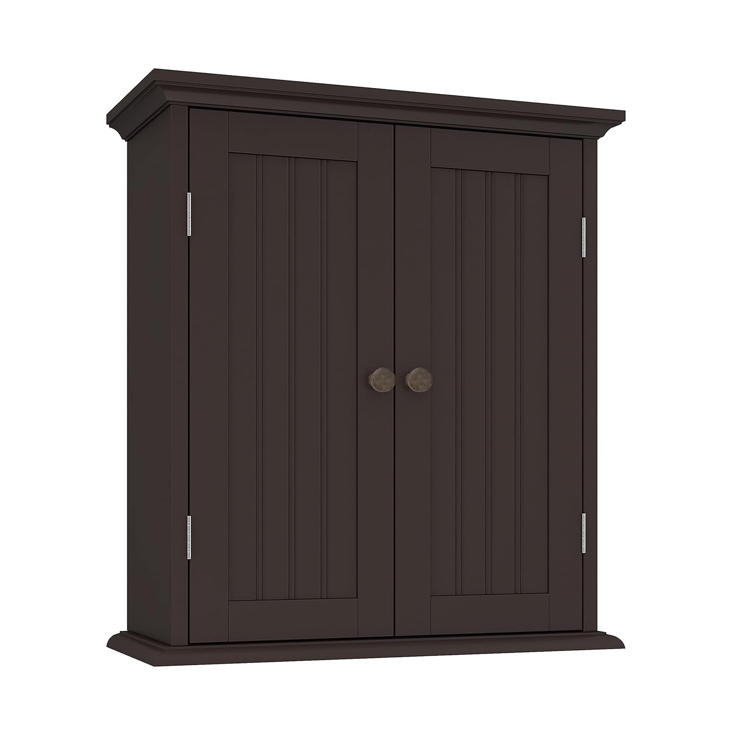 ChooChoo Bathroom Wall Cabinet, Over The Toilet Space Saver, Medicine Cabinet with 2 Doors and Adjustable Shelves