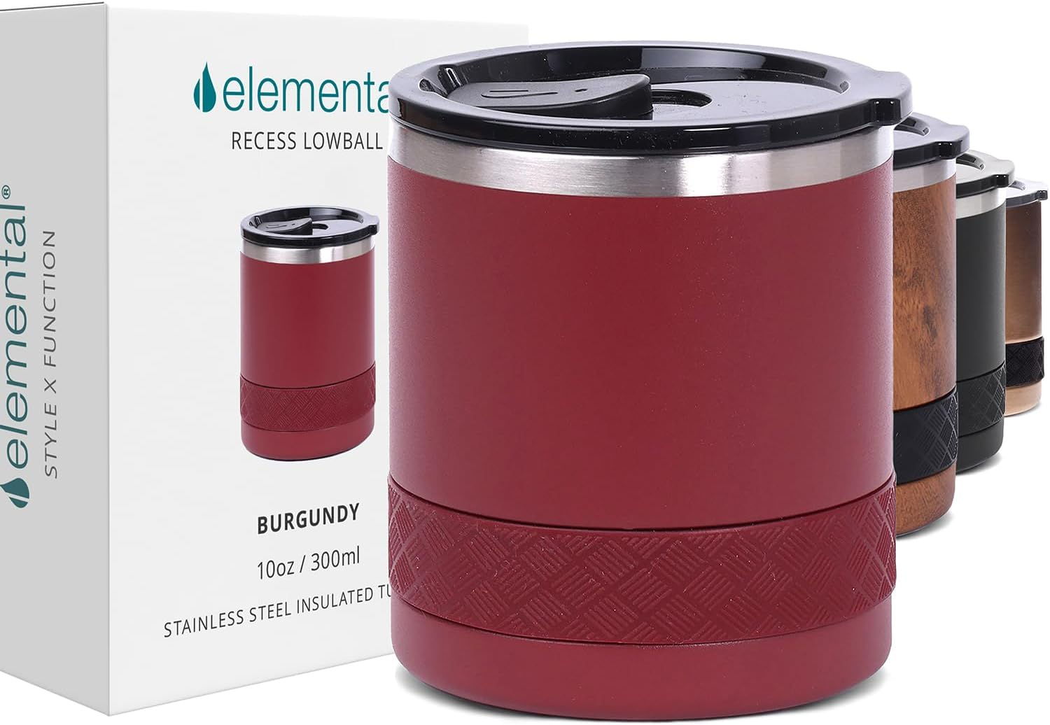 Elemental Elemental Triple Wall Insulated Stainless Steel Travel Tumbler