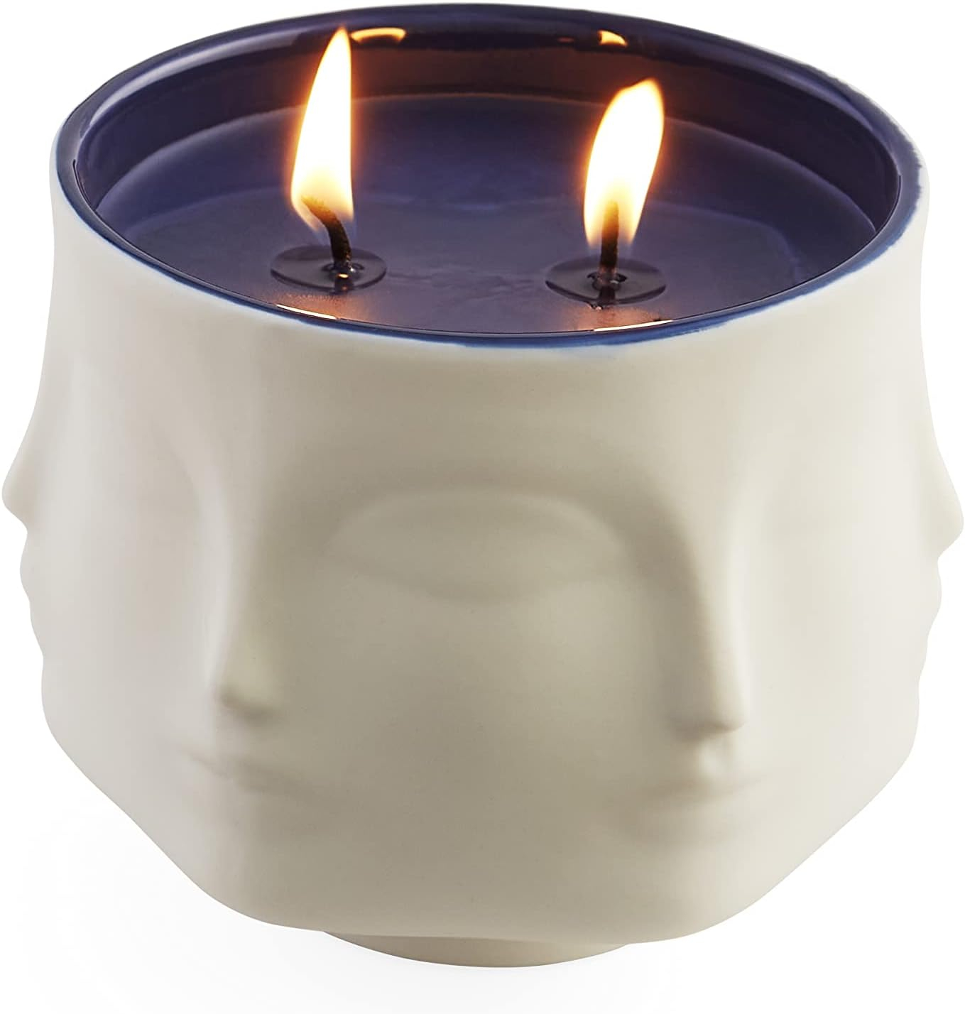 Muse Block Island, Walking On The Warm Sand, And A Nap On A Sailboat Scented Designer Candle with Porcelain Holder