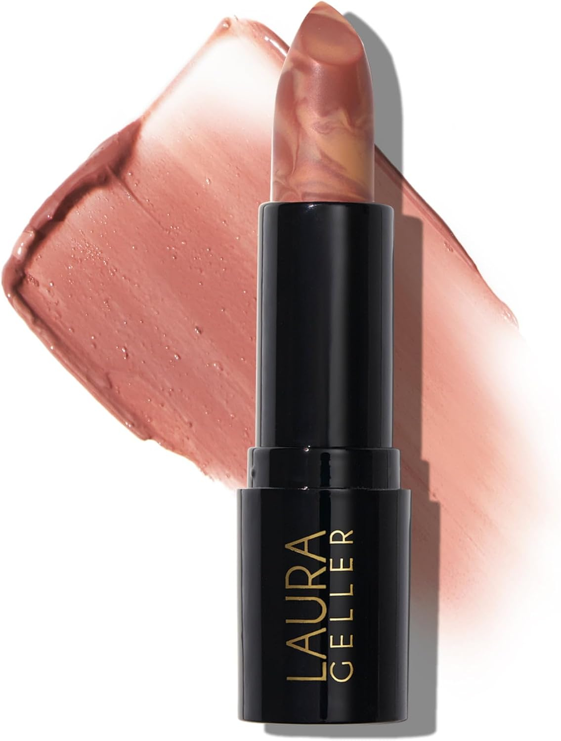 LAURA GELLER NEW YORK Italian Marble Hydrating Lightweight Long Lasting Lipstick With Vitamin E & Castor Seed Oil, Berry Banana