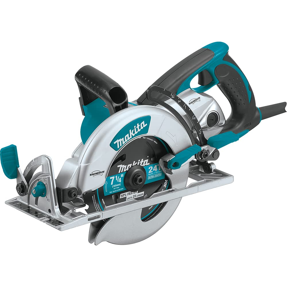 Makita Magnesium Hypoid Saw, 7 1/4", Weighs 13 Pounds