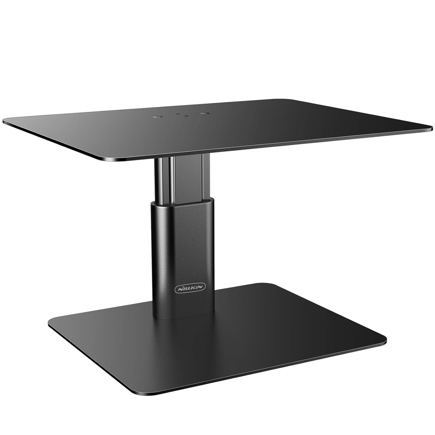 Nillkin Monitor Stand for Desk, Adjustable Height Computer Monitor Stand, Ergonomic Aluminum Computer Stand for Desktop Monitor, iMac,MacBook, Dell, HP, Lenovo and other Screen Display, Black