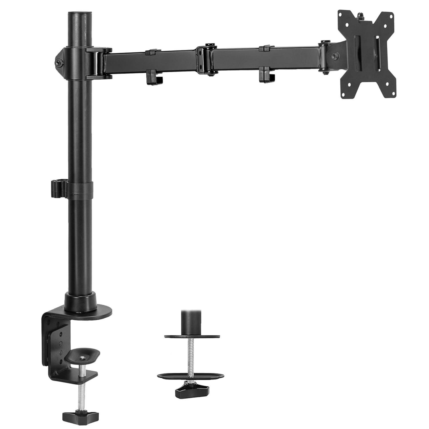 VIVO Single Ultrawide Monitor Desk Mount, Adjustable Stand for Screens up to 45"