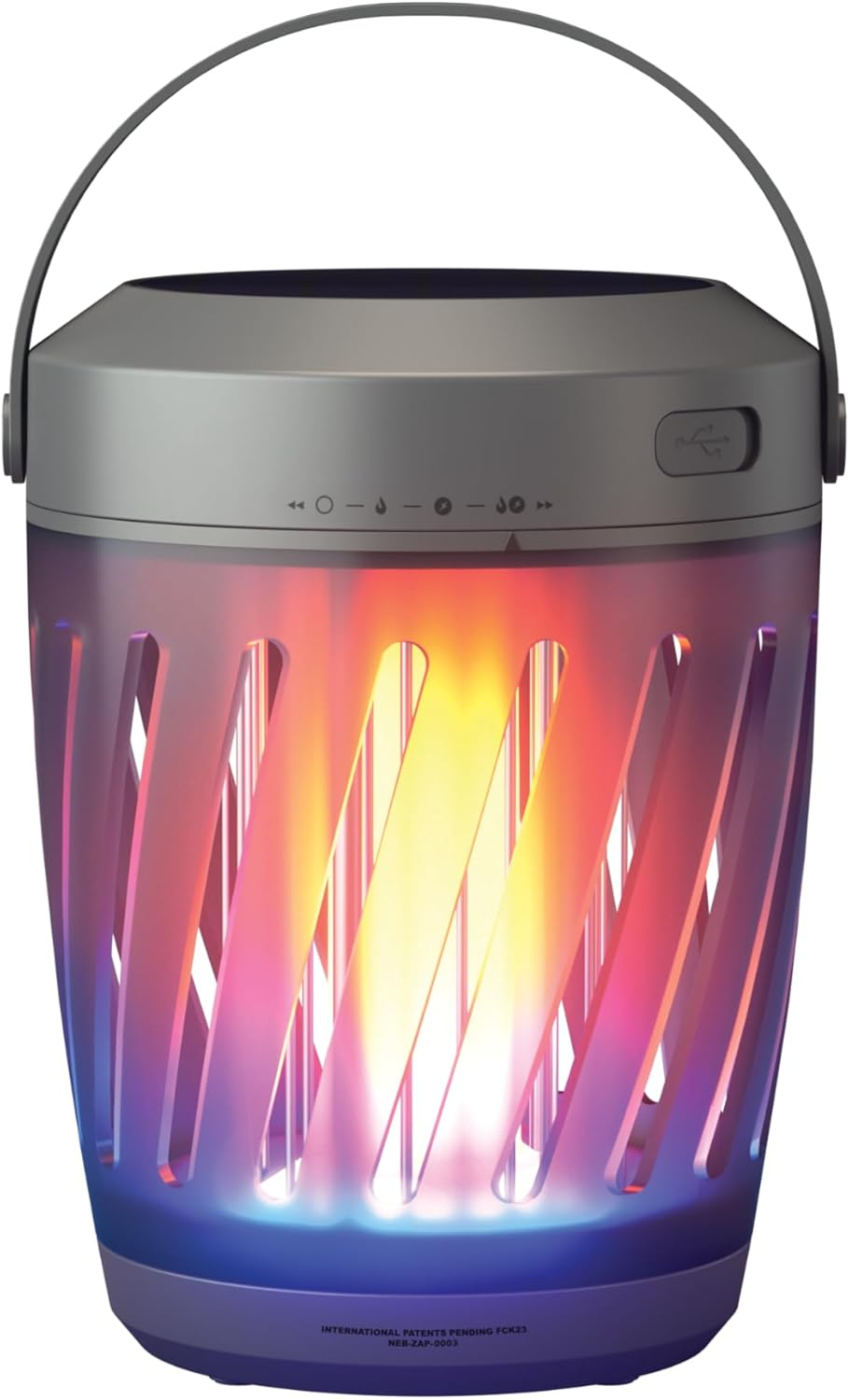 Nebo 3.7V Lithium-Ion Battery Led Solar Torch Zapper And Lantern