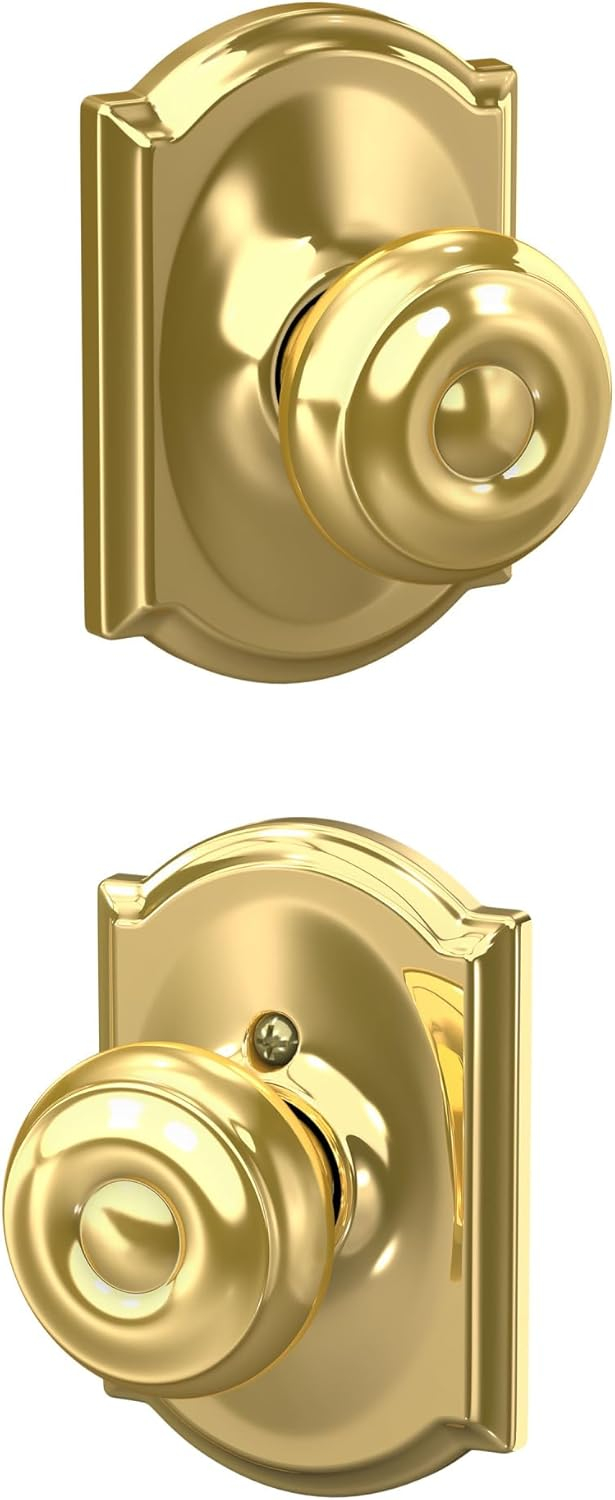 Georgian Passage Knob with Camelot Trim