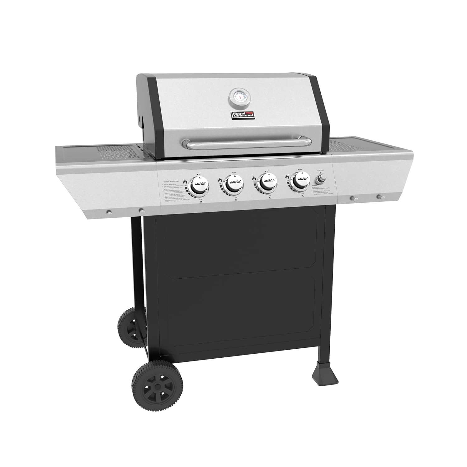 Royal Gourmet GA4400T Stainless Steel 4-Burner BBQ Gas Grill, 40,000 BTU