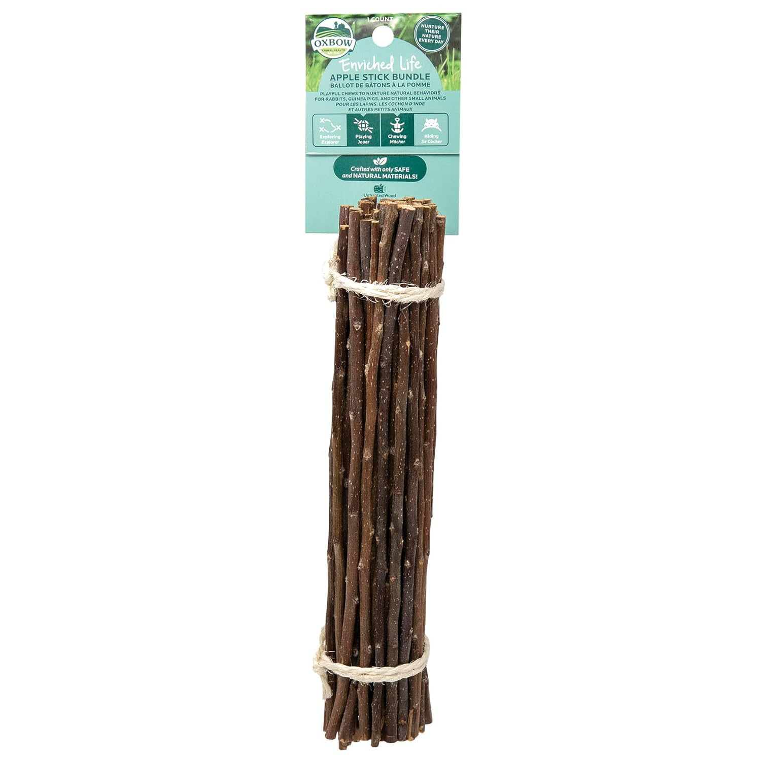 Oxbow Apple Stick Bundle for Small Pets