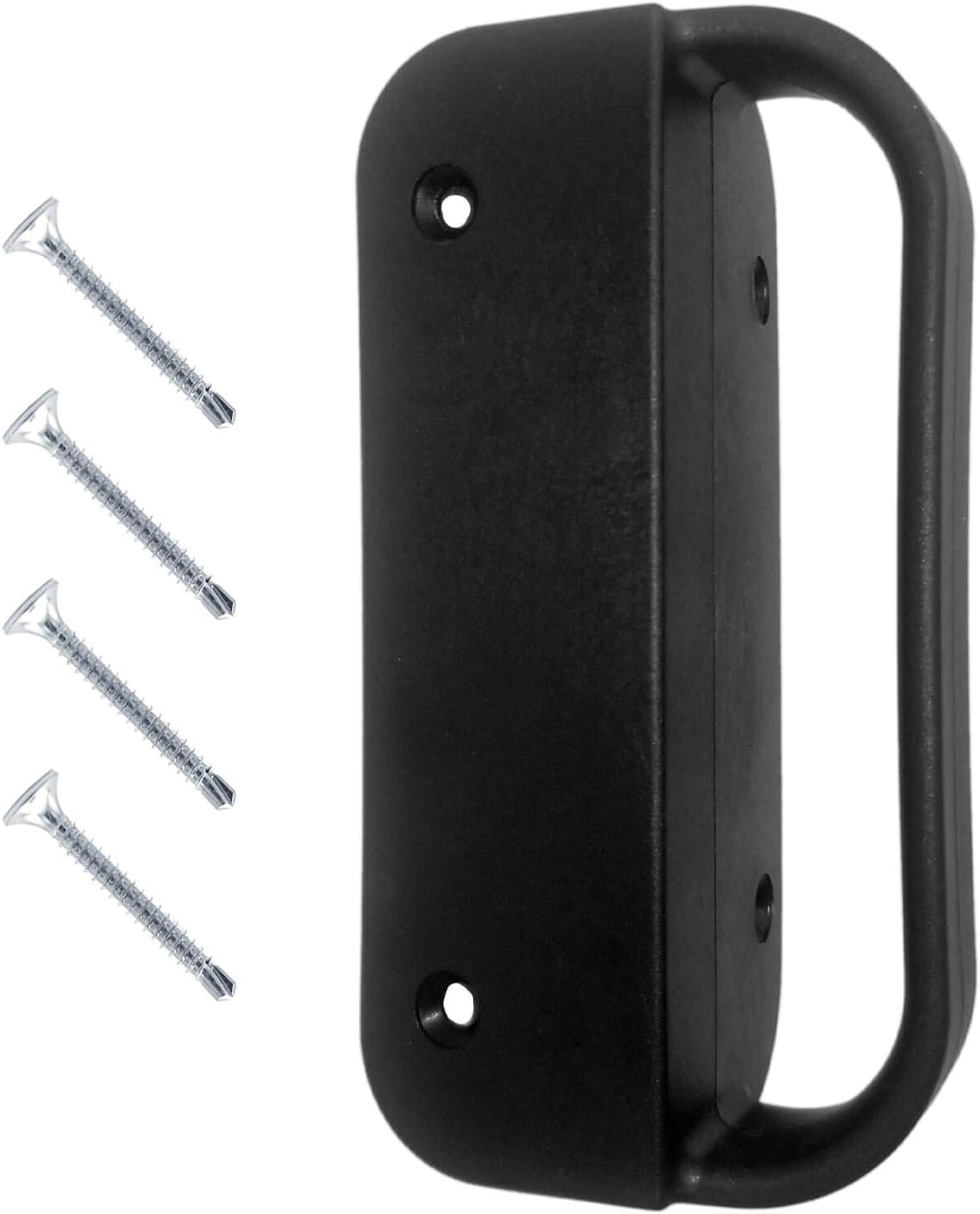 Jake Sales Universal Nylon GATE Handle -Black: Pull Works with Wood, Metal, or Vinyl Gates. (1 Pack)