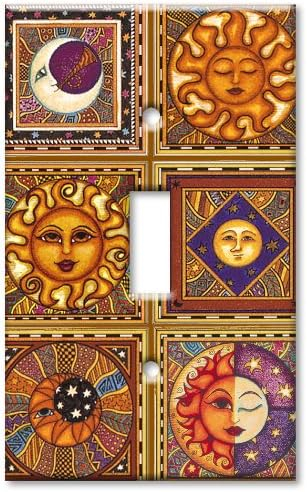 Art Plates - Celestial's Switch Plate - Single Gang Toggle - Image by Dan Morris