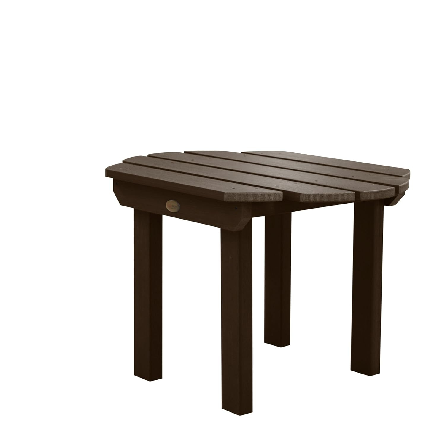 Weathered Acorn Classic Westport Adirondack Outdoor Side Table