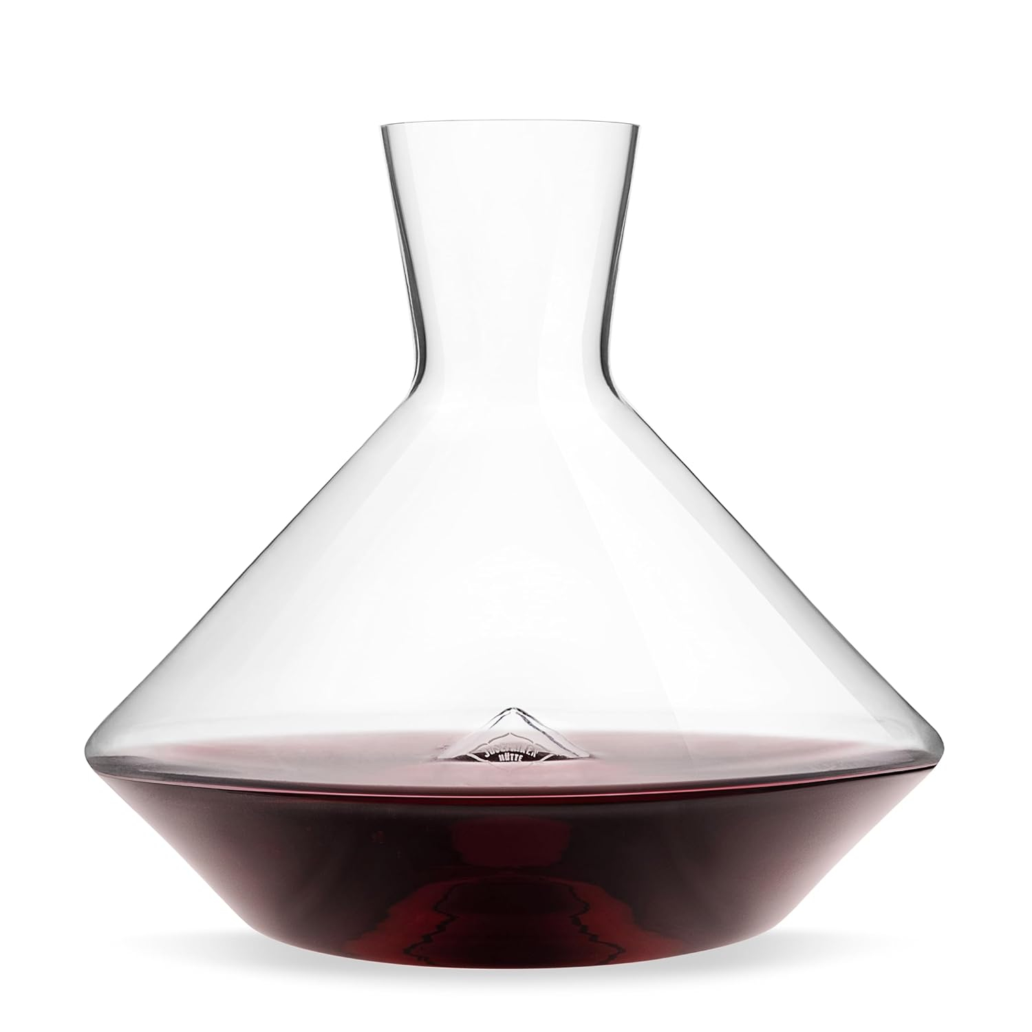 Handblown Clear Glass Magnum Wine Decanter
