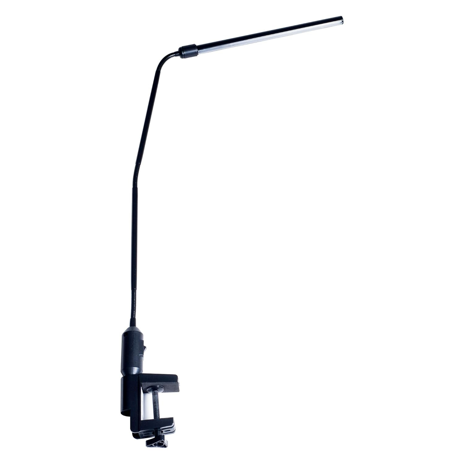 Lavish Home Modern LED Desk Lamp with Clamp for Home Office or Dorm (Black)