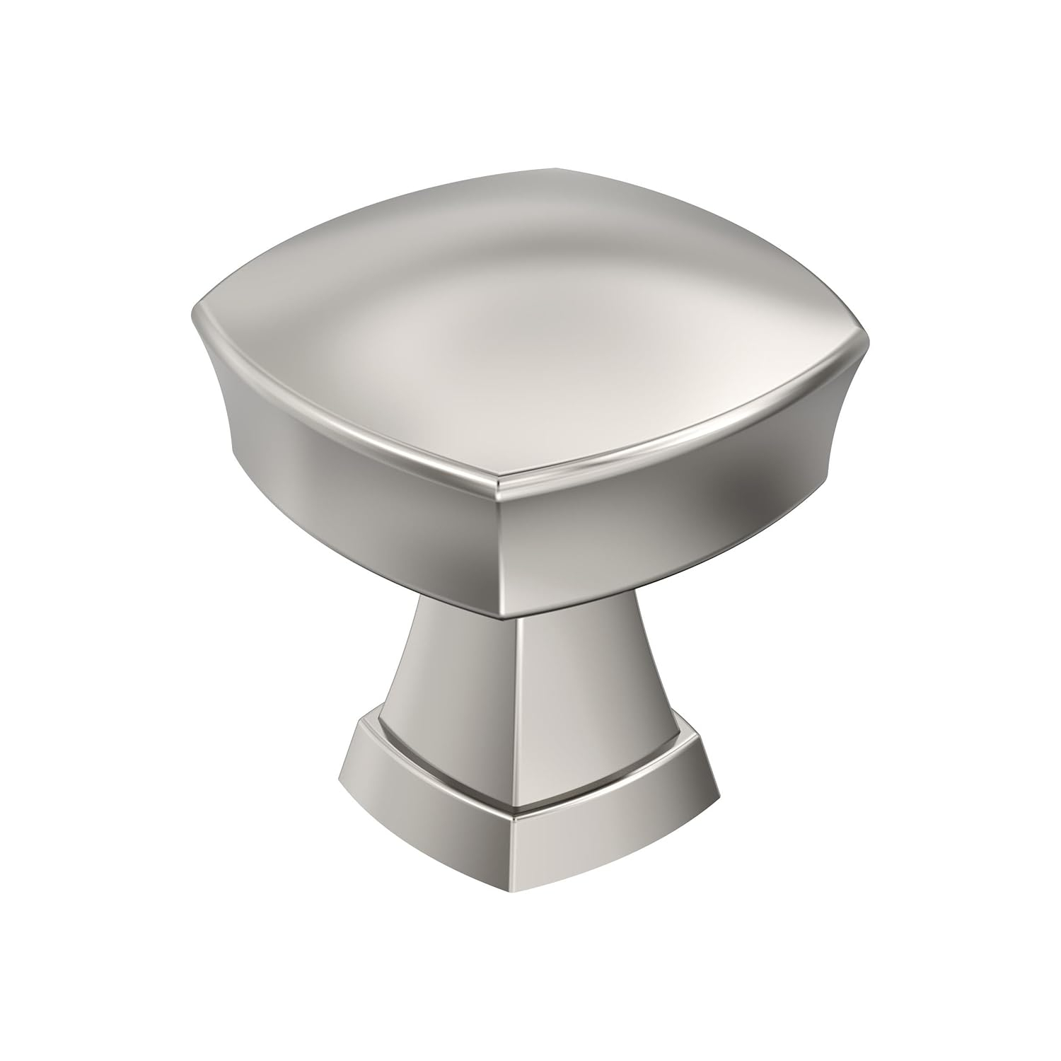 Amerock Stature 1-1/4 inch (32mm) Length Polished Nickel Cabinet Knob