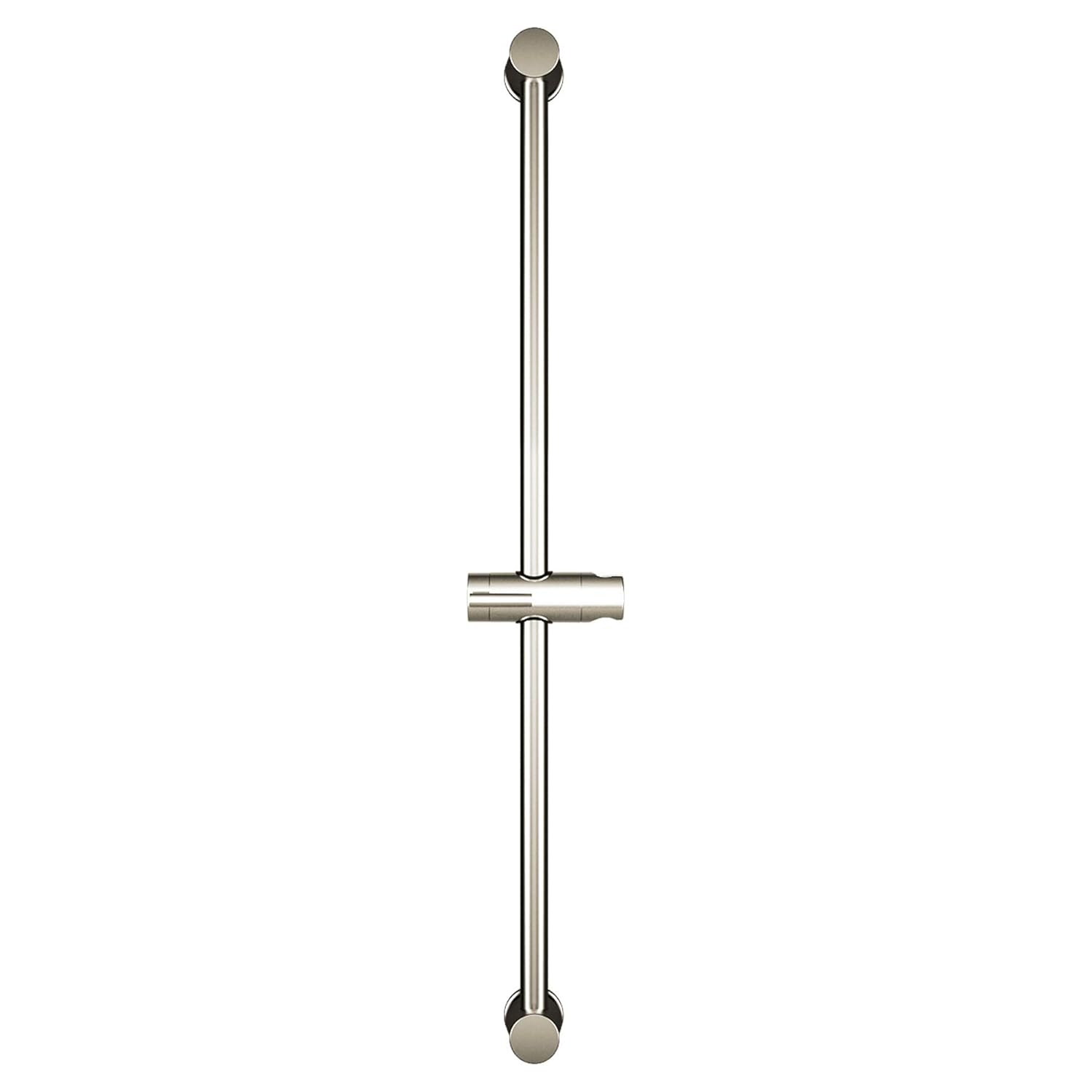 30-Inch Brushed Nickel Shower Slide Bar with Adjustable Holder