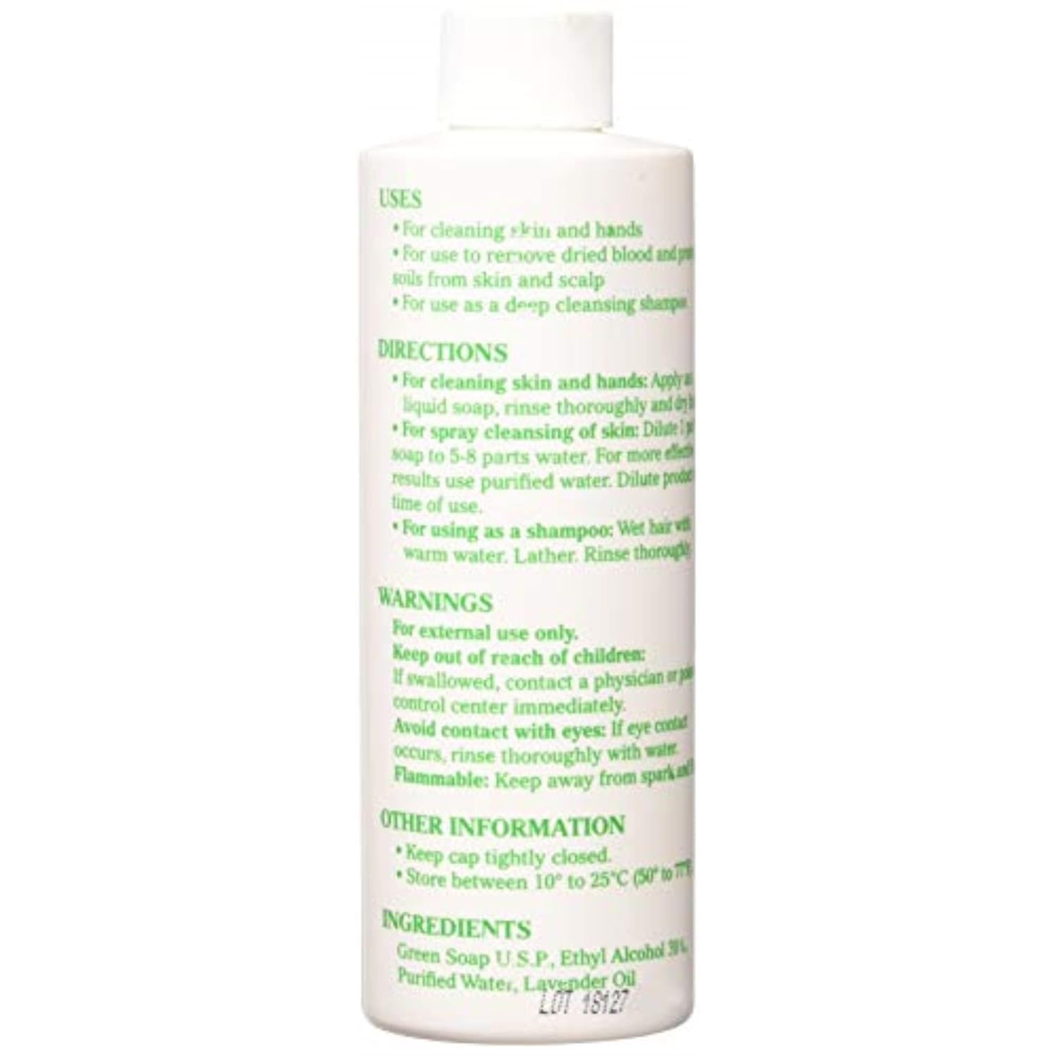 Cosco Enterprises Tincture Tattoo Green Soap, 8 oz