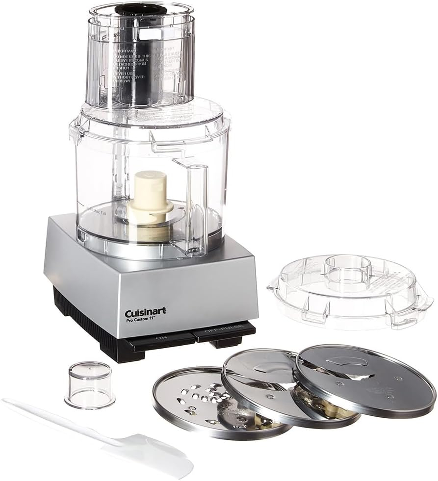 Restored Cuisinart DLC-8SBCYP1 Food Processor, Pro Custom 11 Cup, Brushed Chrome (Refurbished)
