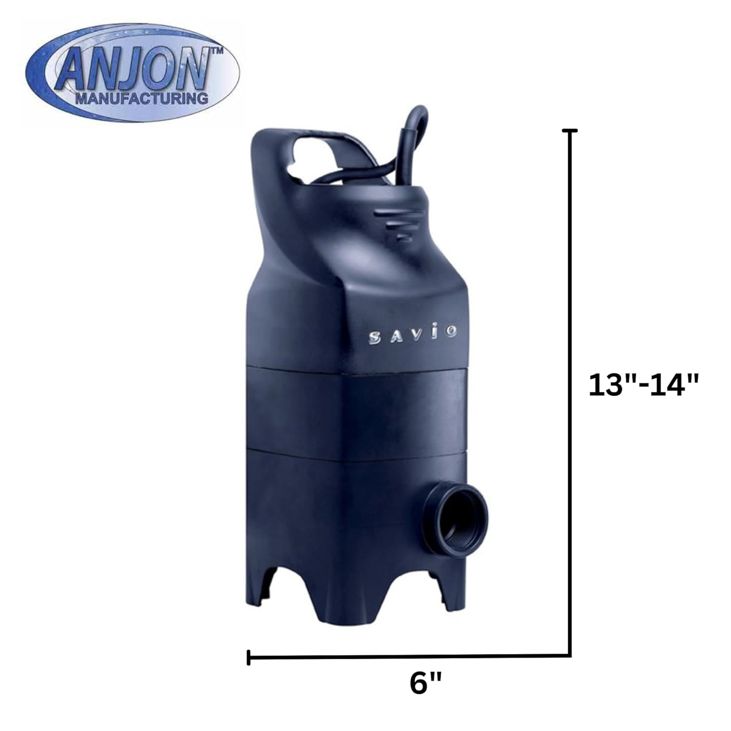 Savio WMS3600 - Water Master Solids 3,600 GPH Submersible Pump