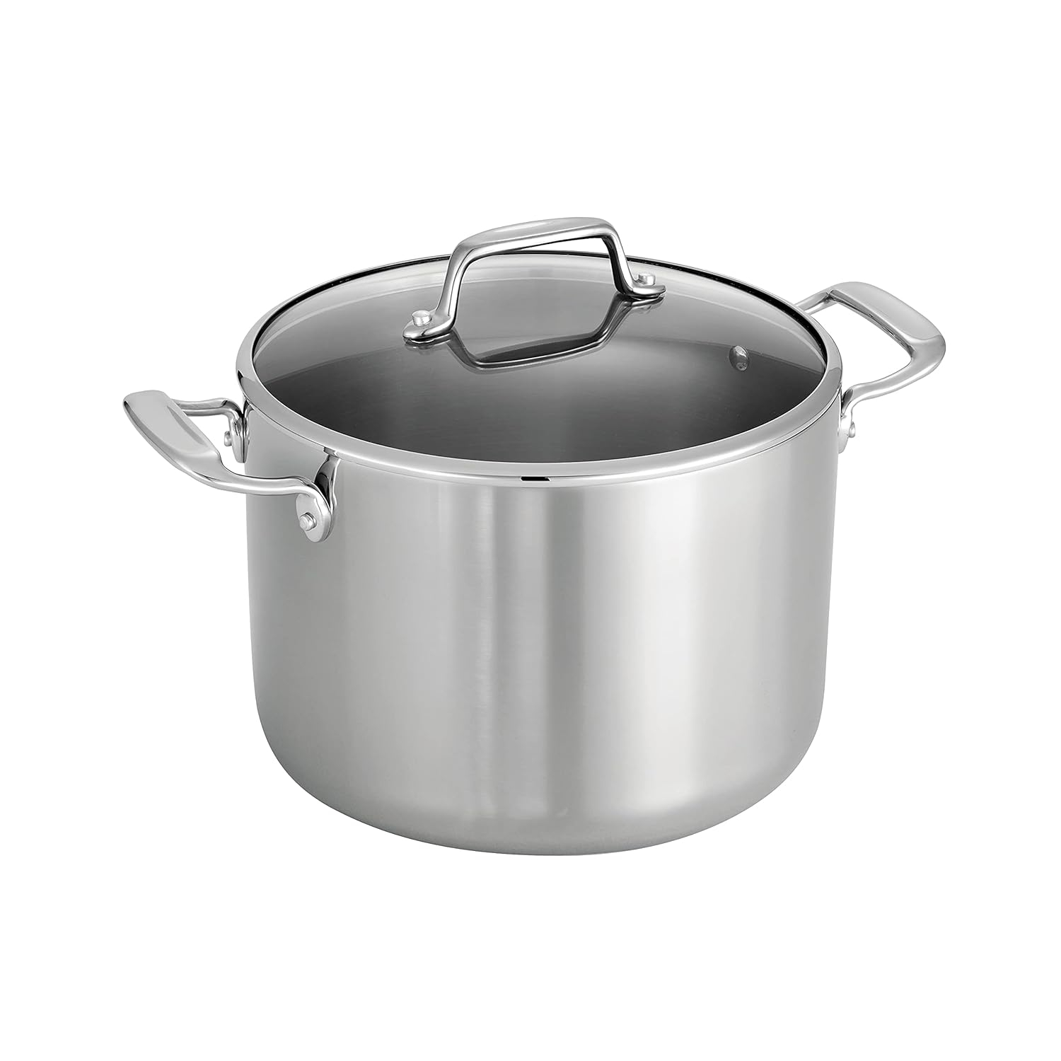 Tramontina Tri-Ply Clad 8 Qt Covered Stainless Steel StockPot