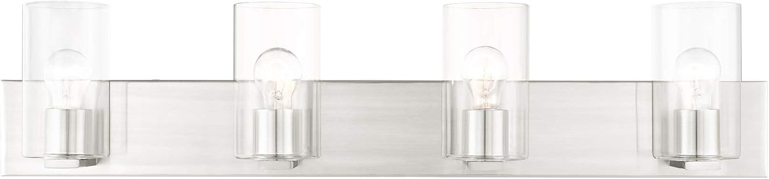 Livex Lighting Zurich 4 - Light Vanity in  Brushed Nickel