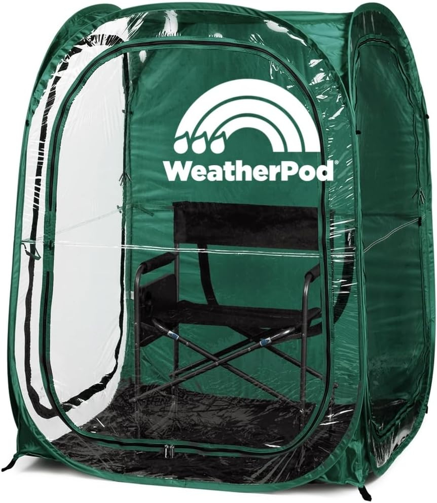 Hunter Green Two-Person Four Season Polyester Pop-Up Tent