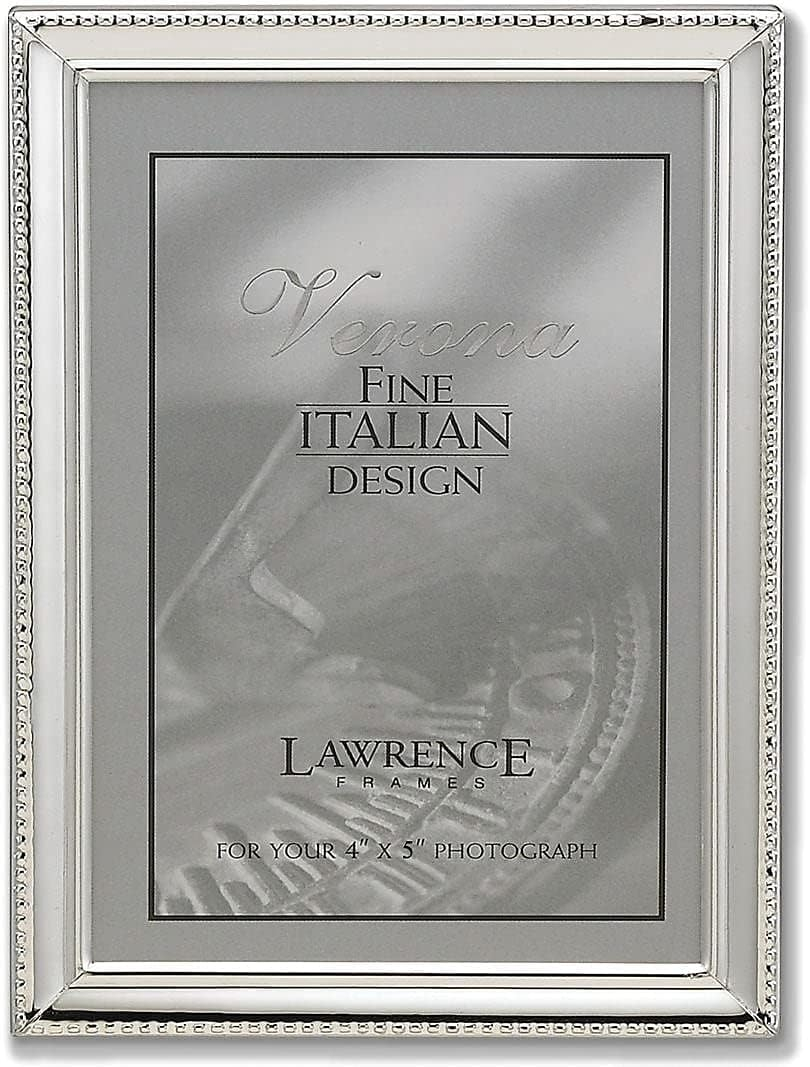 Lawrence Frames Silver-plated Tabletop Picture Frame, Silver