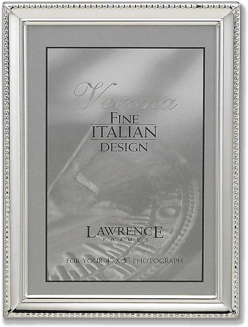 Lawrence Frames Silver-plated Tabletop Picture Frame, Silver