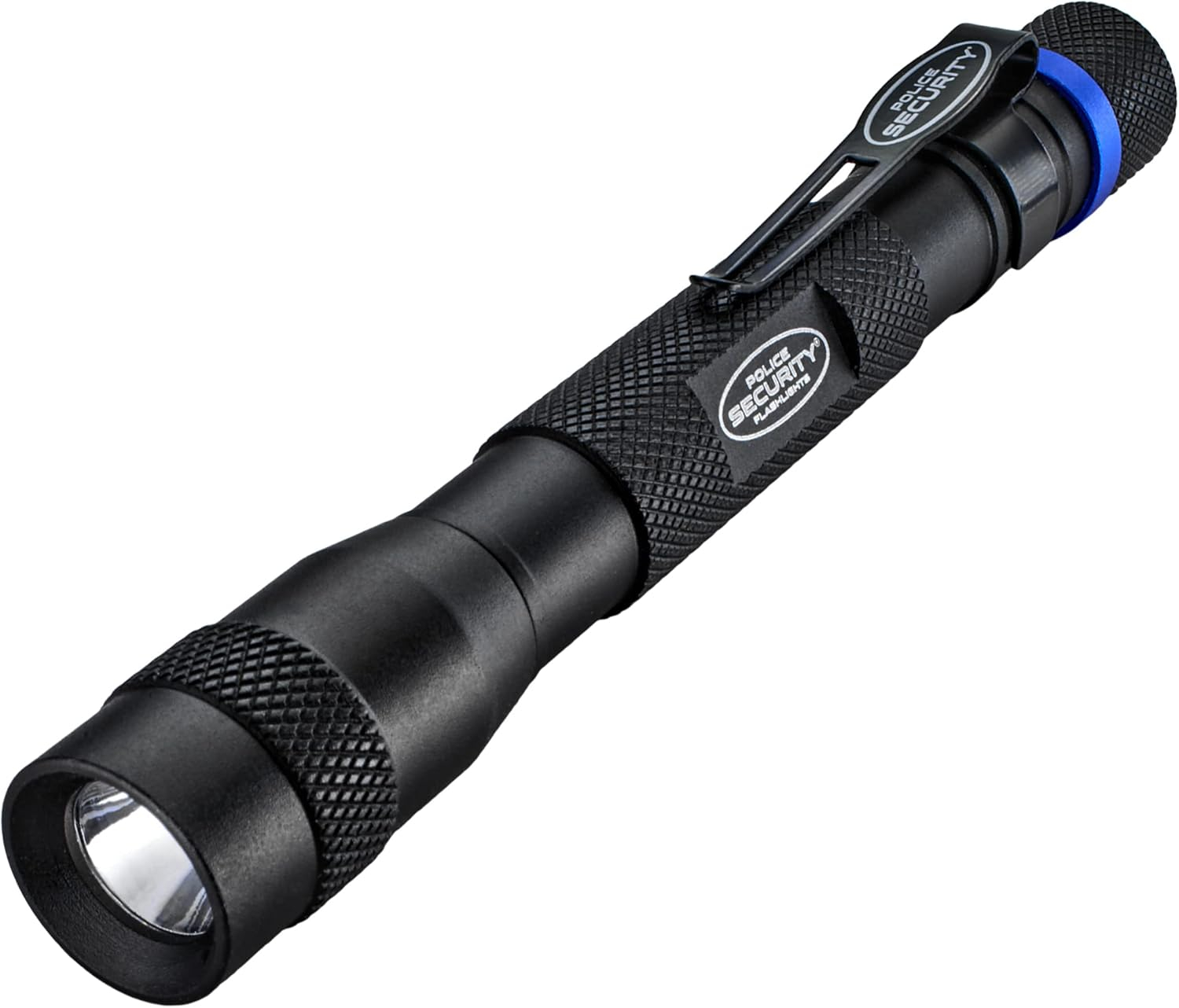 Black Tactical LED Pen Flashlight with Water Resistant Design