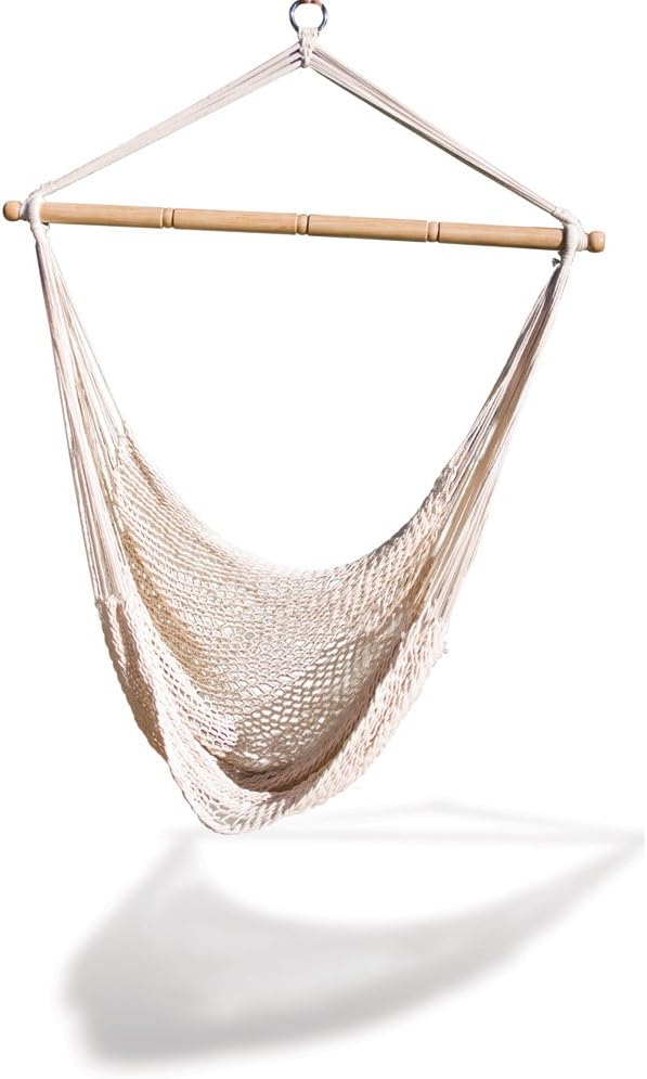 Hammaka White Outdoor Or Patio Or Yard Or Lawn And Garden Hammocks Swing Hanging Net Chair