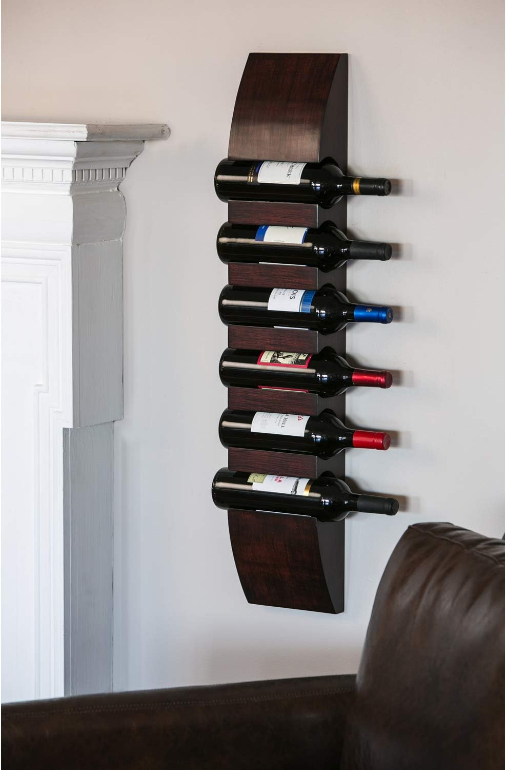 Evergreen Wood Wine Holder 6-Bottle