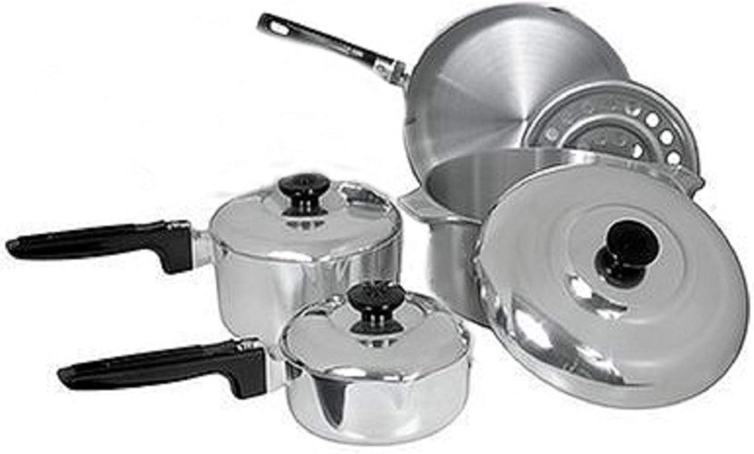 Cajun Classic 8-piece Aluminum Pot & Pan Set