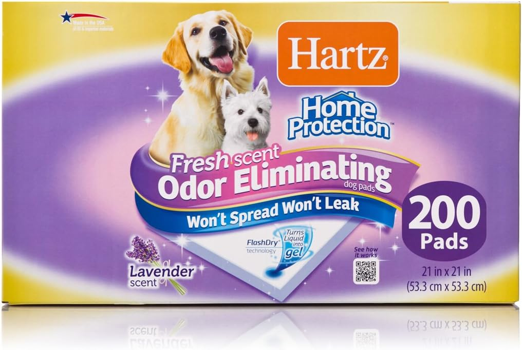 200-Count Odor Eliminating Puppy Pads, Lavender Scent