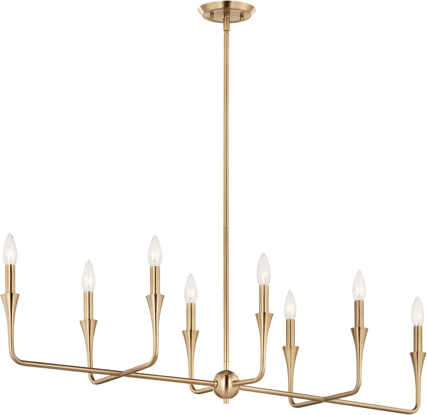 52693CPZ-Kichler Lighting-Alvaro - 8 Light Chandelier-24.25 Inches Tall and 11.5 Inches Wide-Champagne Bronze Finish