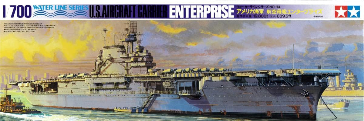 Tamiya TAM77514 US Enterprise Aircraft Carrier Enterprise Kit