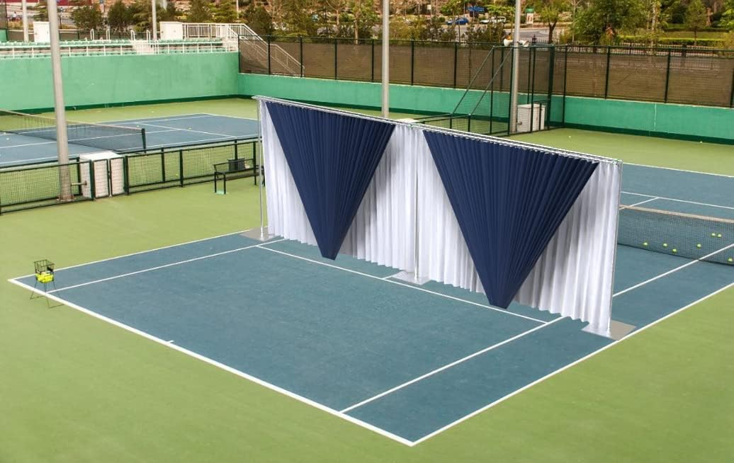 Adjustable Heavy Duty Portable Pipe and Drape Backdrop Kit 10FT x 20FT Double Crossbar Quick Set Up Without Tools for Wedding&Party&Event&Photography&Show&Display (No Drape)
