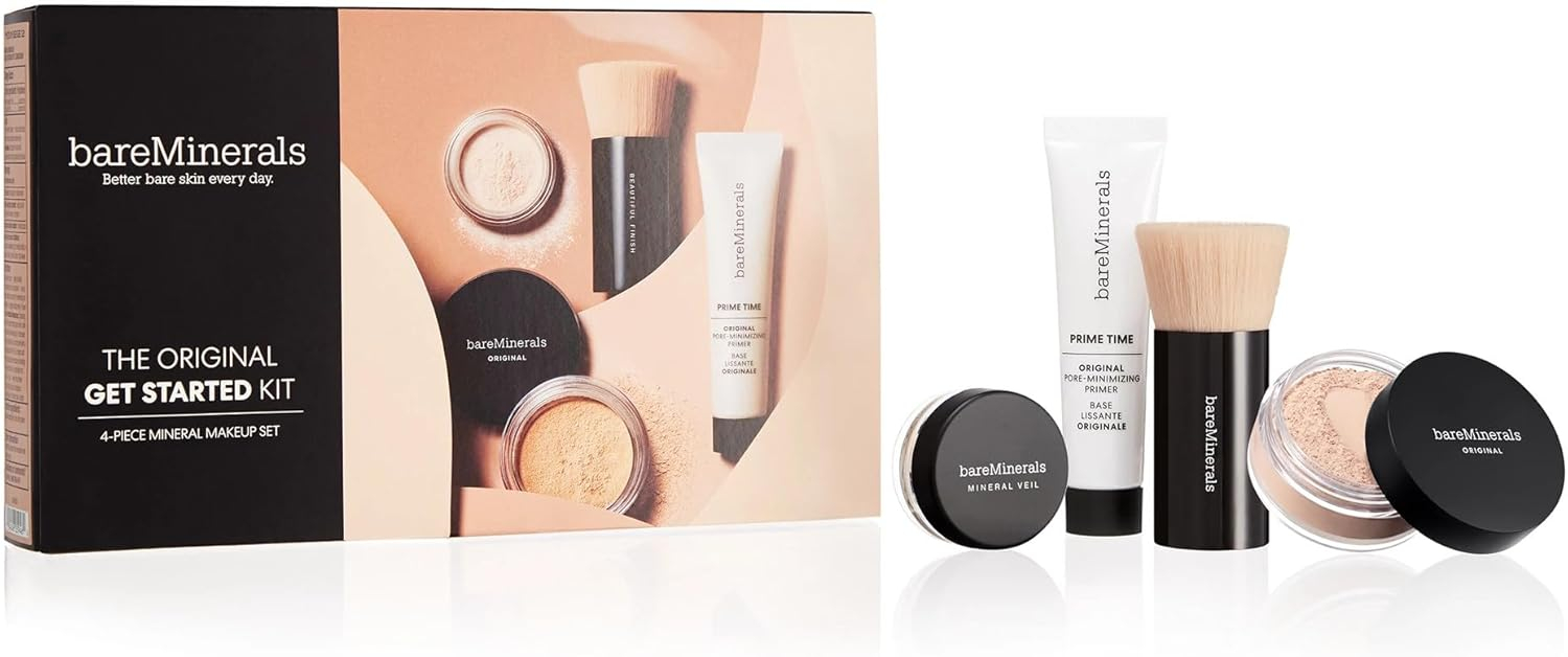 BareMinerals Mini Mineral Makeup Starter Kit with Brush
