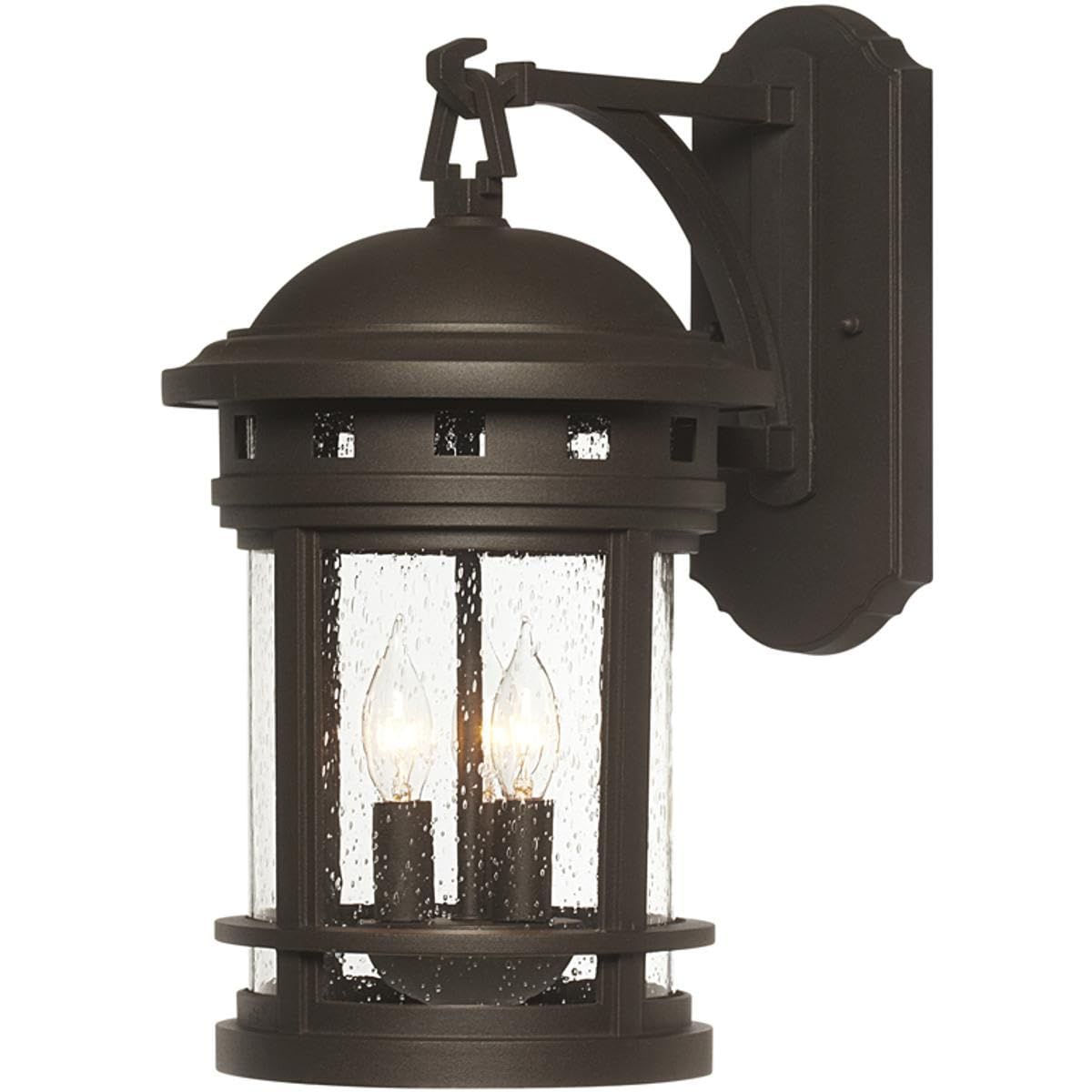 Oil-Rubbed Bronze Mission Style Outdoor Wall Lantern