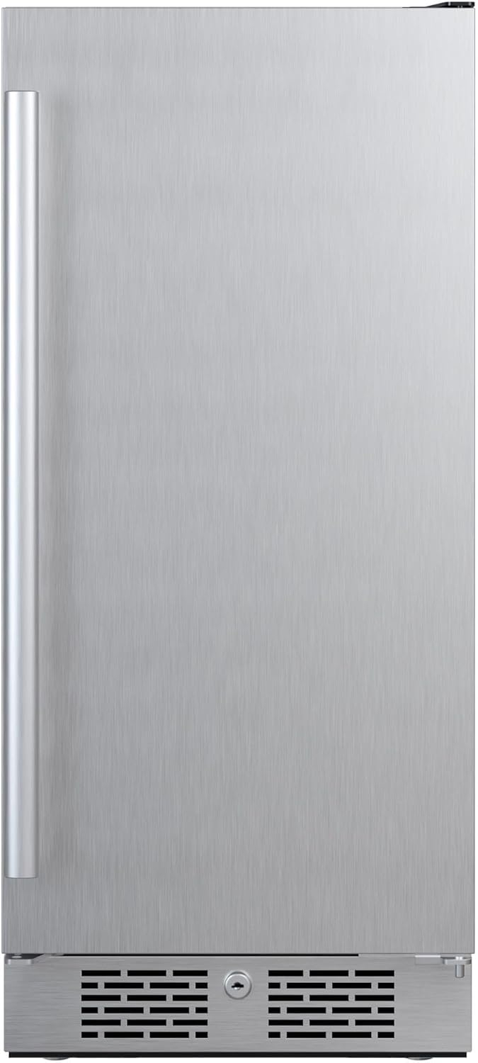 Avallon Afr152rh 15" Wide 3.3 Cu. Ft. Compact Refrigerator - Stainless Steel