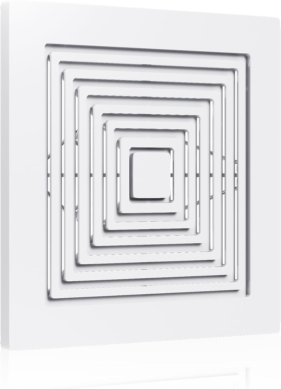 MAYITOP Bathroom Vent Cover BP46 BP90 With Springs Replacement Bathroom Ceiling Fan Grille Cover For Broan Nutone Exhaust Fan Square Ceiling Or Wall-Mount Replaces 663 670 675 688 689 671