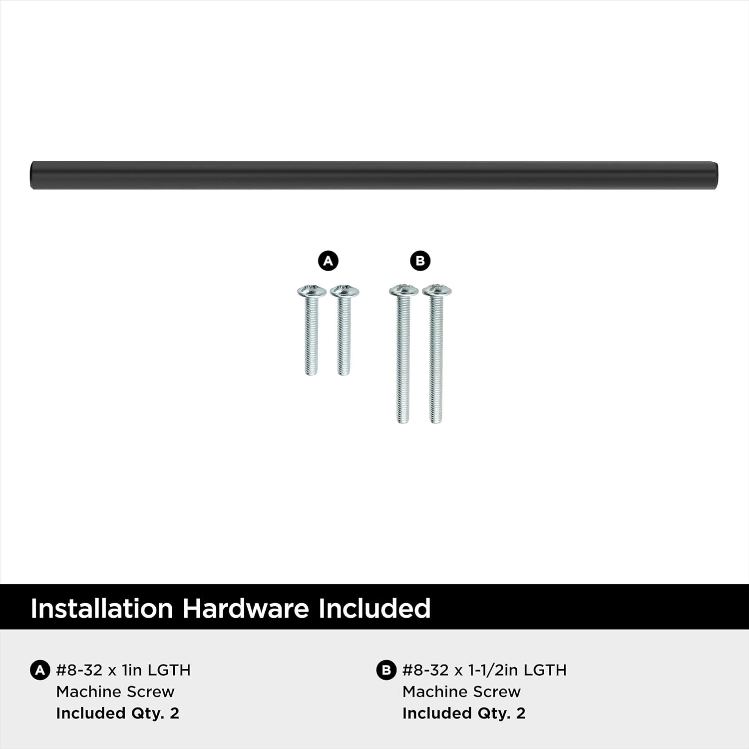 Amerock BP40521BBR Black Bronze Cabinet Pull | 8-13/16 inch (224mm) Center-to-Center Cabinet Hardware | Bar Pulls | Furniture Hardware | Drawer Pull