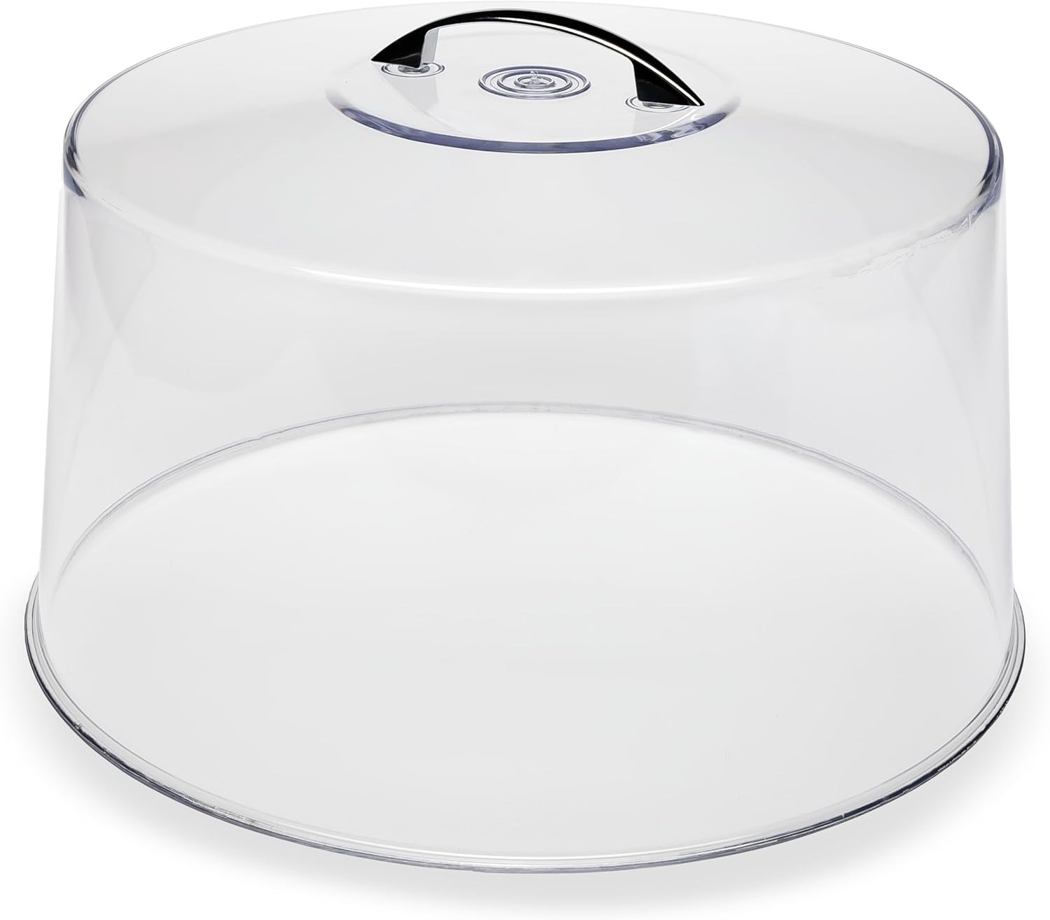 Carlisle FoodService Products Cake Cover Round Cover for Catering, Kitchen, Restaurant, Plastic, 12 Inches, Clear
