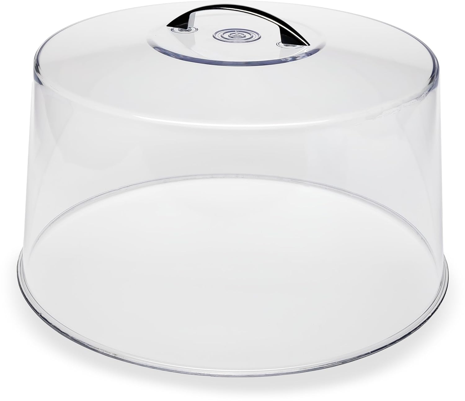 Carlisle FoodService Products Cake Cover Round Cover for Catering, Kitchen, Restaurant, Plastic, 12 Inches, Clear