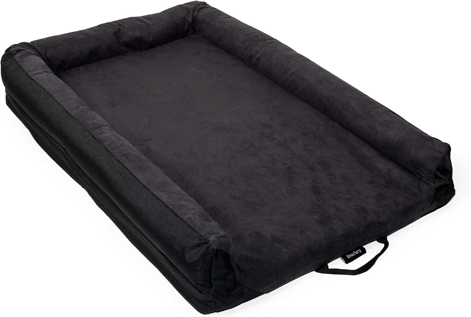 X-Large Black Plush Outdoor Pet Bed