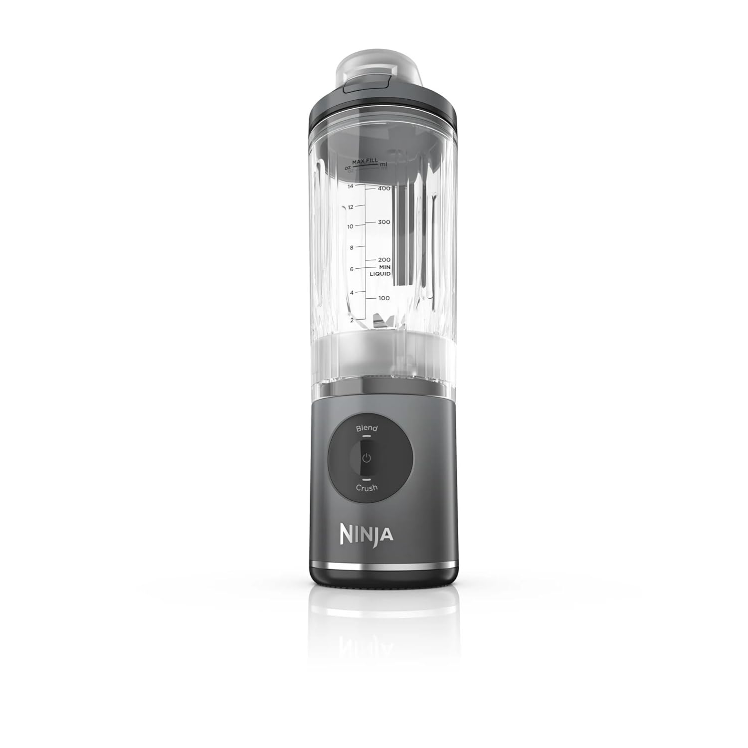 Ninja Blast MAX Personal Cordless Blender for Smoothies, Frozen Drinks, Ice Crush, 20 oz. Twist & Go Vessel, Gray