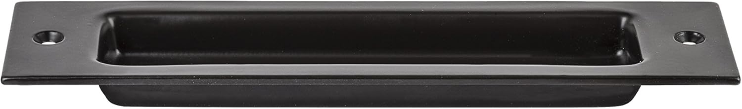 Oil Rubbed Bronze Flush Mortise Finger Pull, 8-inch