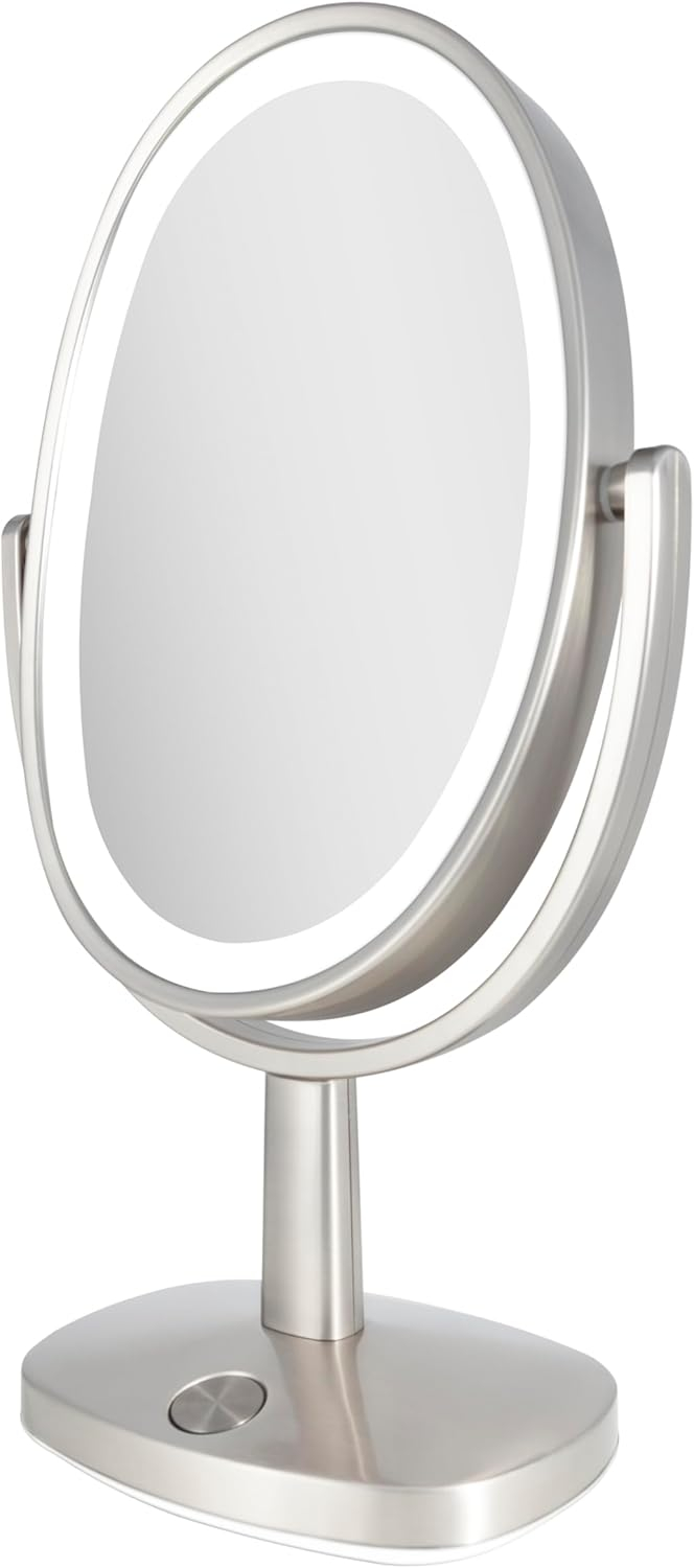 Zadro Newport LED Lighted Makeup Mirrors w/ Magnification & Touch Pad