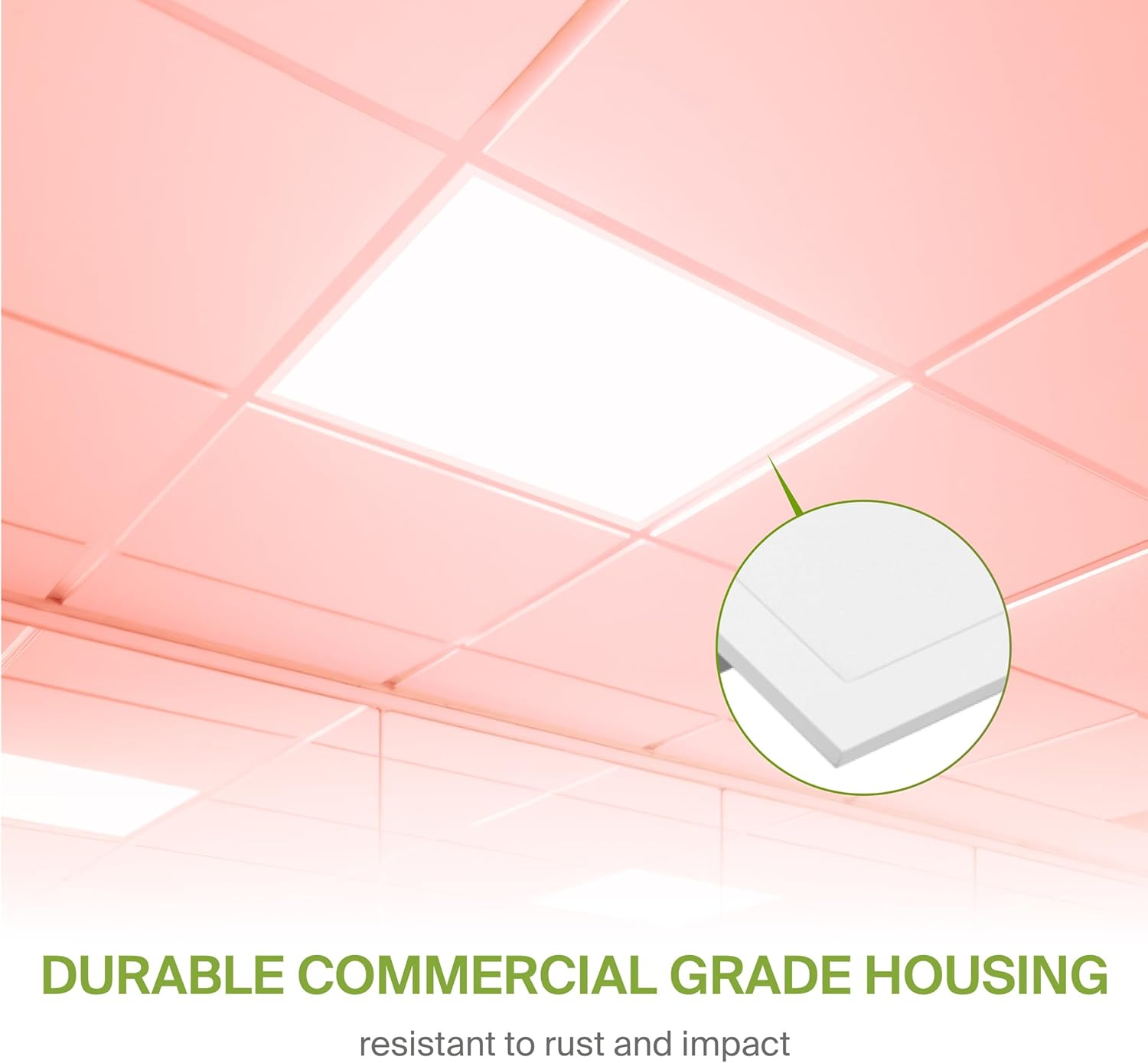 ASD 2 Pack 2x2 Smart RGBW LED Flat Panel Light - 35W UL | 4420LM 3500K 4000K 5000K Selectable Dimmable 2x2 LED Drop Ceiling Light Fixture | RGB Lights WiFi App Controlled Alexa & Google Assistant